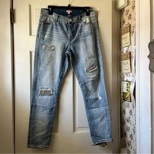 Juicy Couture Sparkly Rhinestone Jeans